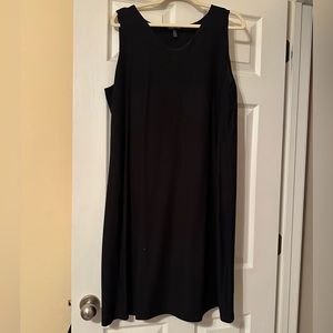 Eileen Fisher Black dress sz xl